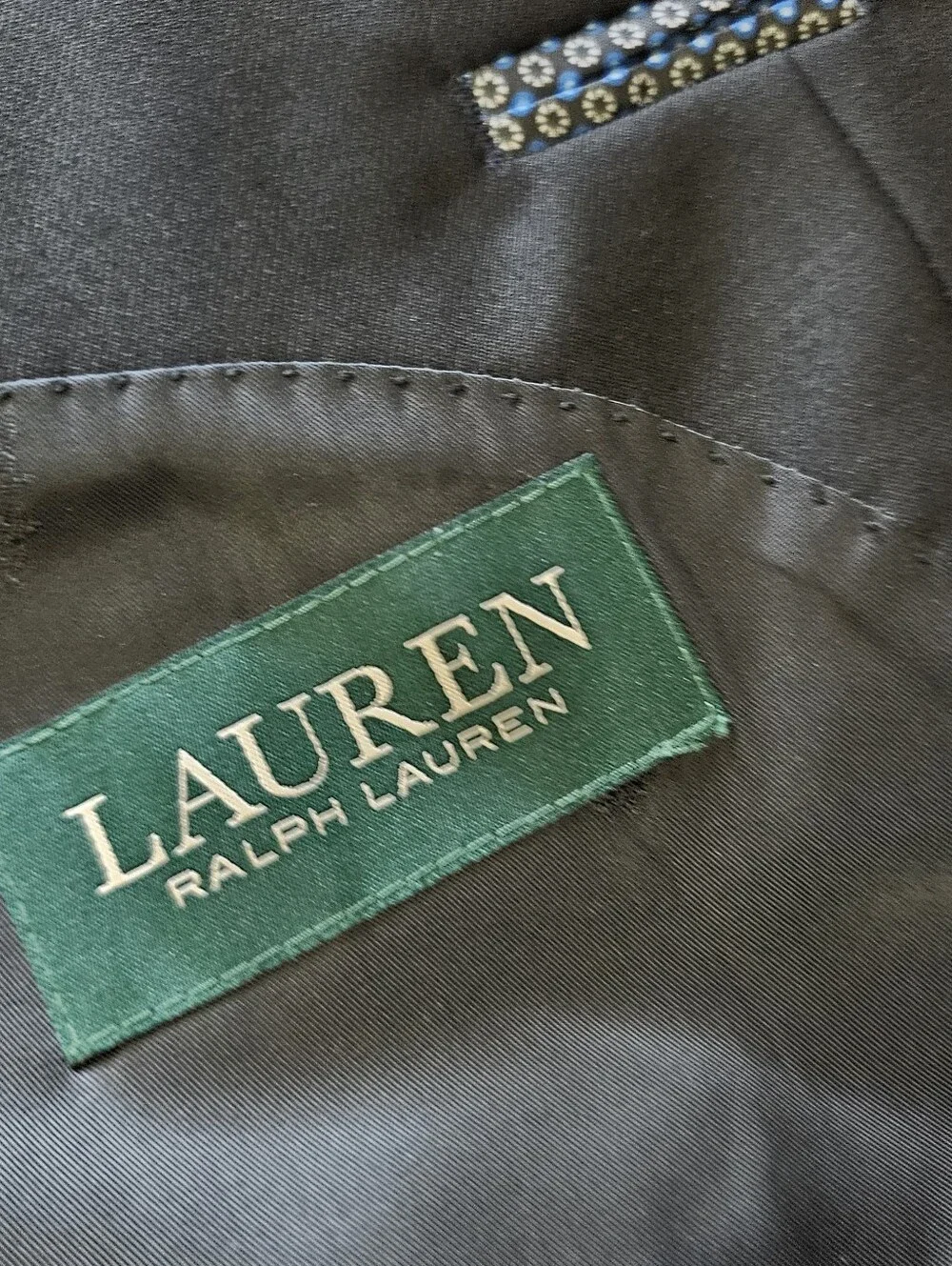 Classic Men's Black Two-Button Blazer Lauren, By Ralph Lauren